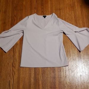Ann Taylor Bell-Sleeve Blouse